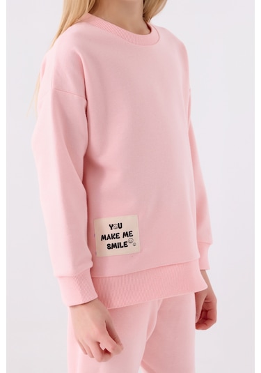 Rolypoly Kız Çocuk Eşofman Takımı Rp3499 Açık Pembe Açık Pembe