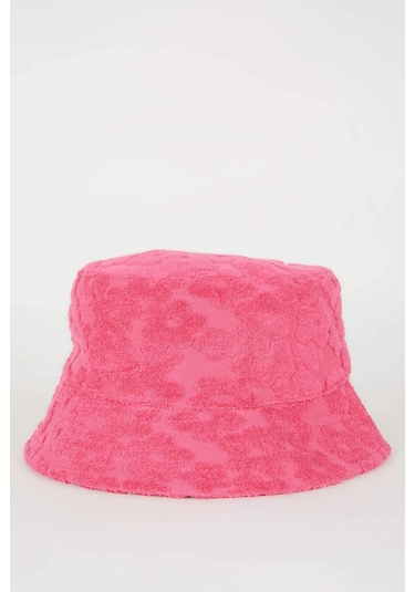 Defacto Kız Çocuk Desenli Havlu Kumaş Bucket Şapka B7587A824SMPN1