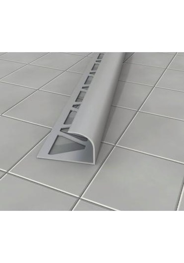 12 Mm Alm. Mat Gri Seramik Köşe Profili