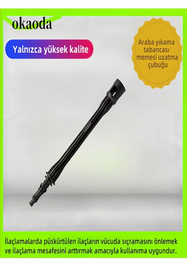 Çok İşlevli Nozul Araç Yıkama 6 Mod Çiçekleri Sulamak