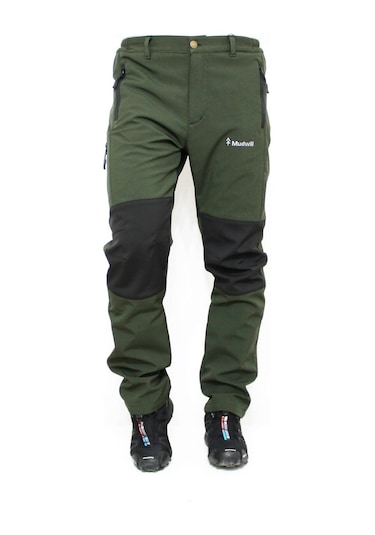 Mudwill Kışlık Polarlı Softshell Erkek Pantolon Haki