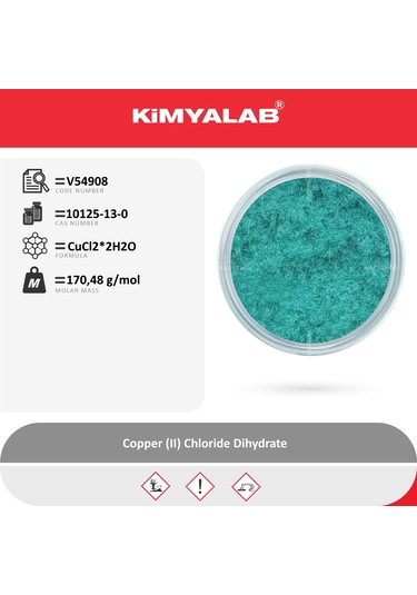 Kimyalab Bakır Klorür Copper II Chloride Dihydrate 1 KG