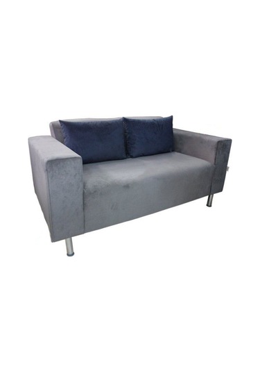 Koltukstilim H-98 Mn İkili Ofis Kanepesi Gri