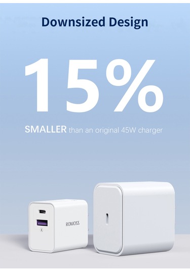 Maiyame Romoss Ac30t Beyaz Seyahat Şarj Cihazı - Hafif, Kompakt Ve Güçlü, Soket İçeren Dışarıda Kullanıma Uygun