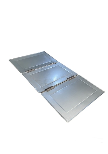 Mobilreyon Rüzgarlık Katlanabilir 3 Kanatlı Rüzgar Kesici 25-40cm Gümüş