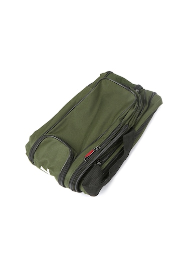 Lixada 3 Katmanlar Balıkçılık Kutup Çanta Taşınabilir Yeşil Ordu