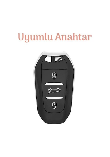 Citroen C3 C4 Elysee C5 Aircross Anahtar Kılıfı Sustasız Model Be