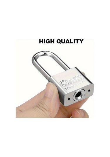 Besthome1 12 Adet Paslanmaz Çelik Kilit Uzun Dilli Anahtarlar, Ağır Hizmet Tipi Su Geçirmez