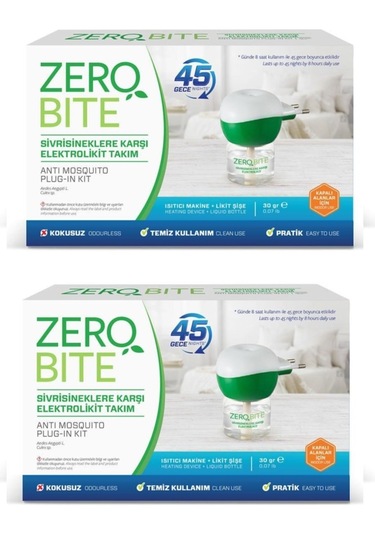 Zero Bite Elektrolikit Makine+yedek 45 Gece X 2 Adet
