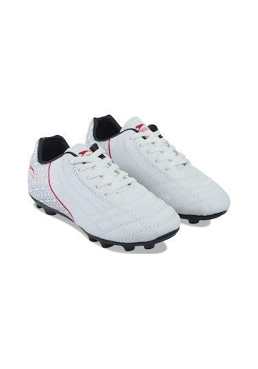 Slazenger HINO KR Erkek Halı Saha Beyaz / Siyah Futbol Ayakkabısı