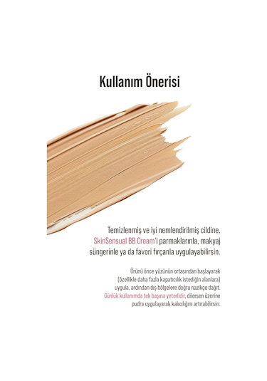 Skin Sensual BB Krem Dark 30ml SPF50 PA++++ | Leke Karşıtı, Aydınlık Cilt Görünümü | UVA/UVB Koruma