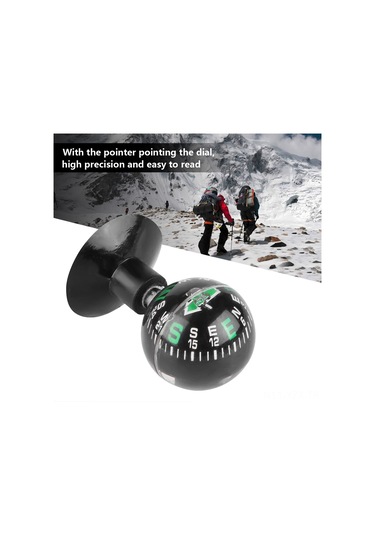 Yaozixa Sürekli Manyetik İşaretçi, Plastik Gövde, Araba/tekne/taşıt Dashboard Sabitleme, Kompakt Tasarım, Yüksek Hassasiyet, Kolay Okuma, Dışarıdaki Etkinlikler İçin Elbetteki Mini Pusula