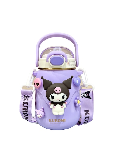 Jolıta Sanrio Kuromi 316 Yalıtımlı Öğrenci Su Şişesi 700 ML Mor