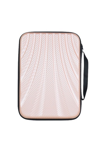 Ranyeek Tenis Topu Raketi Çantası, 2 Raket Ve 6 Top Saklayabilir, Sert Kasa, Su Geçirmez, Taşınması Kolay, Gül Kurusu Rengi