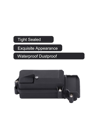Skycity Traxxas Trx-4 İçin Su Geçirmez Ve Darbe Dayanıklı Alıcı Kutusu, Siyah Plastik, 95x45x30mm