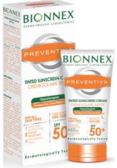 Bionnex Preventiva Tinted Kapatıcı Özellikli Güneş Kremi Spf 50+ 50 ML