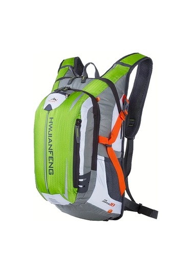 Xuweiwei Peacock Blue 18l Büyük Sırt Çantası Ayarlanabilir Askı Nefes Alabilir Tasarım Dayanıklı Fermuar Altın