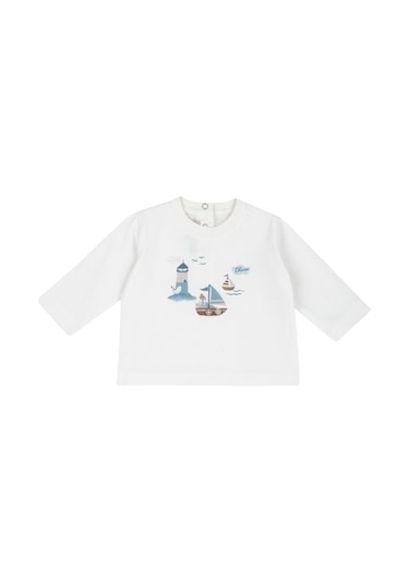 Chicco Uzun Kollu Tişört 09100391000000 000030 Beyaz