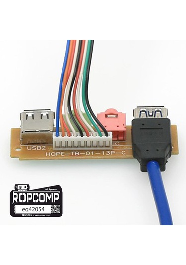 Ropcomp Pc Ön Panel Usb2/3 + 3.5mm Port Kulaklık + Mikrofon Kablo