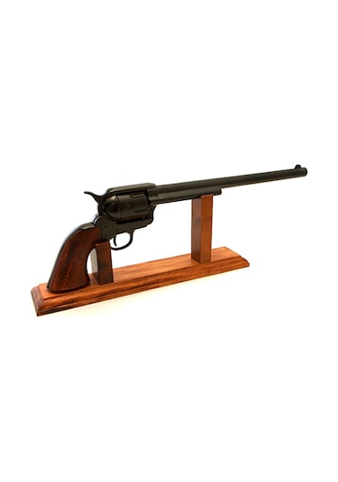 Denix Dekoratif Siyah Cal.45 Peacemaker Revolver 12 İnc 46 Cm , Amerika 1873