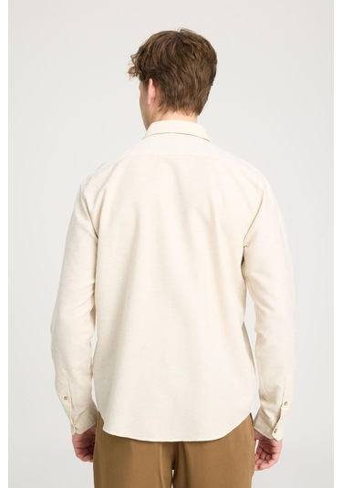 Wrangler Relaxed Fit Geniş Kesim Bej Gömlek W241245614 Bej