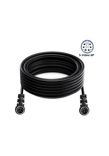 Sones Mini Dın 6 Pinli Uzatma Kablosu, Uzunluk: 1,8 M Erkekten Erkeğe Dirsek