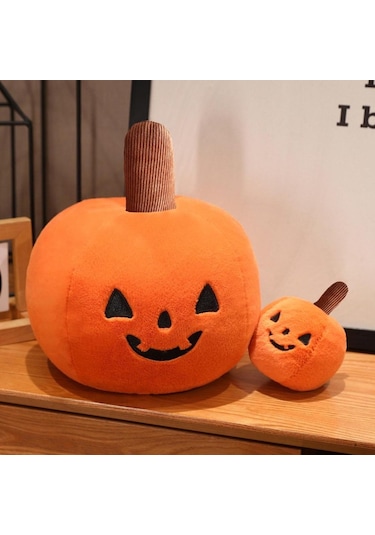 Suntek Balkabağı Yastık Sevimli Tatil Dekorasyonu Peluş 40cm-çap