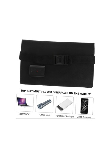 Fochsia Usb Güneş Panel 10000mah Taşınabilir Şarj Cihazı Telefon Şarj Aleti Her Yerde Kullanım Alt N