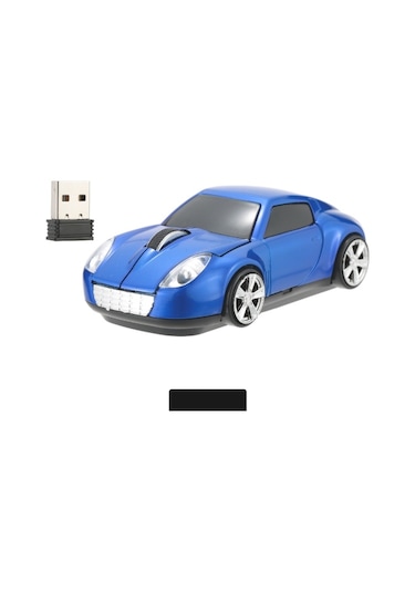 Geeksen 2.4 Ghz Kablosuz 3 Tuşlu Araba Şekilli Optik USB Mouse