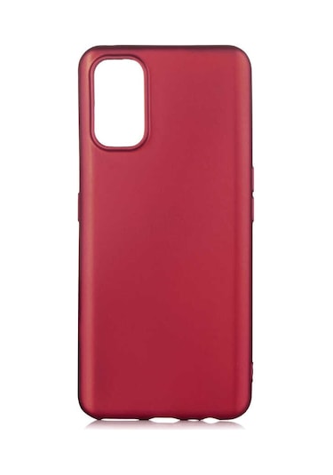 Realme 7 Pro Kılıf Zore Premier Silikon Kapak Mürdüm