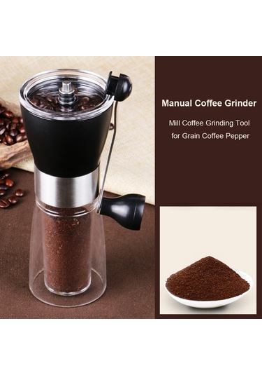Mufunye El İle Çekirdek Öğütücü, Çok Fonksiyonlu Kahve, Zeytin, Biber Değirmeni, Ayar可调, Cam Gövde, Paslanmaz Çelik, Ev Kullanıma Uygun Diğer