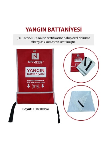 Yangın Battaniyesi 150x180cm