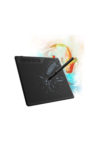 Gaomon S620 6.5x4 Inc Grafik Tablet - 8192 Pasif Kalem 4 Ekspres Tuş