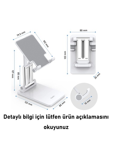 Soopii Dm01pro Masaüstü Tablet Ve Telefon Tutucu Stant