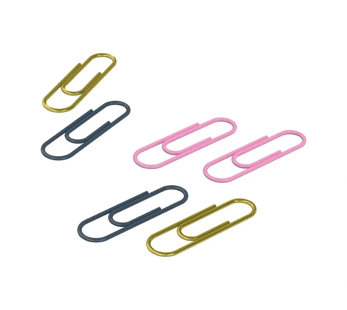 Berlingo 28 Mm Kırtasiye Kıskaçları, 100 Adet Renkli 70063906