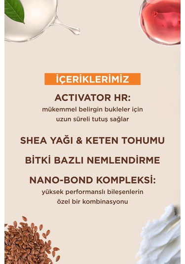 Kativa Curly Plex Ertesi Gün Yenilenmiş Bukleler 225 Ml