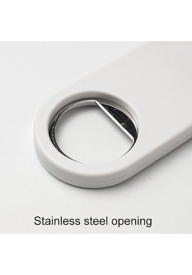 2 adet İçecekler bira manyetik şişe açacağı ev İçecek starter Beyaz