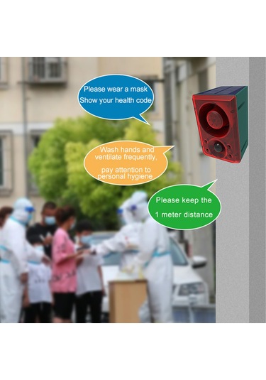 Ximistore9 Güneş Enerjili Hayvan Kovucu - 3 Modlu Sesli Ve Işıklı Alarm, Uzaktan Kumandalı