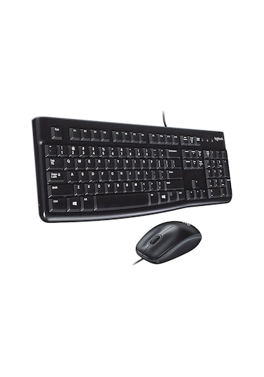 Logıtech Mk120 Usb Q Siyah Kablolu Klavye+mouse Set