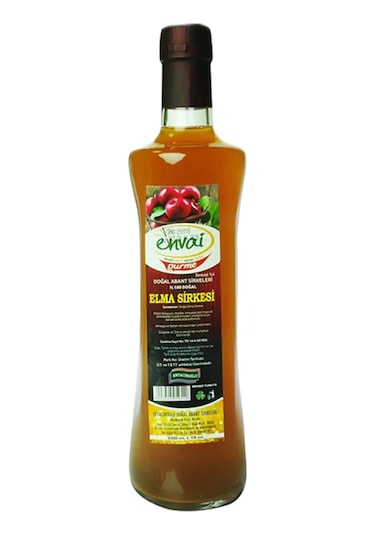 Envai Doğal Elma Sirkesi Cam 500 ML