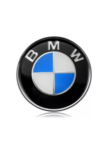 BMW 45MM DİREKSİYON DAMLA STICKER LOGO MAVİ BEYAZ