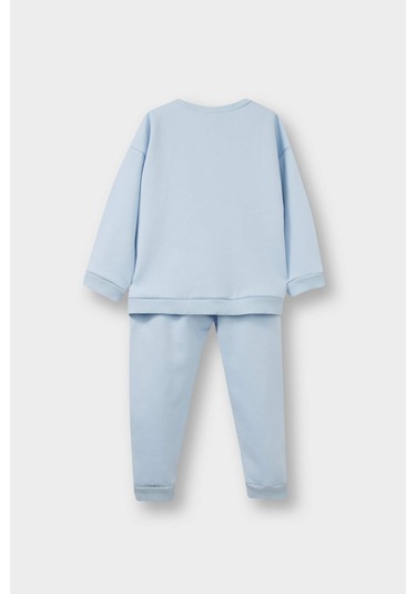 Defacto Kız Bebek 2li Takım Baskılı İçi Yumuşak Tüylü Sweatshirt Eşofman Altı F0548a525wnbe343 Mavi Defacto Kız Bebek 2li Takım Baskılı İçi Yumuşak Tüylü Sweatshirt Eşofman Altı F0548a525wnbe343 Mavi