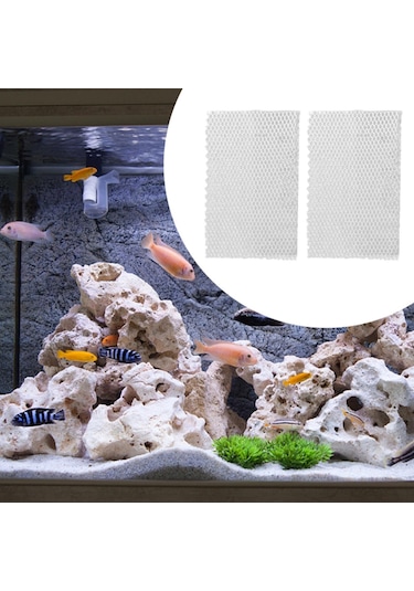 Suntek 2 Adet Akvaryum Filtresi Pamuk Multiuse Tatlı Su Tankı