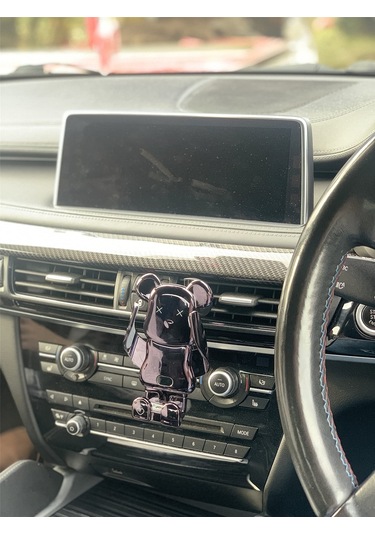 Xindoker Oto Telefon Tutucu 15w Kablosuz Şarj, Akıllı Sensörlü Açılma/kapama, 360 Döner, 3 Adet Manyetik Bağlayıcı, Sünger Yastık, Abs Malzeme Siyah Siyah