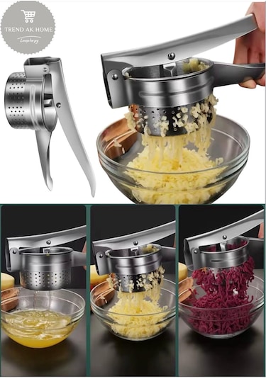 Patates Ezici Patates Püresi Yapıcı Narenciye Sıkıcı Haşlanmış Sebze Ezici Çelik