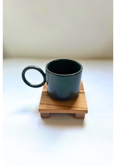 4 Lü Ham 1. Sınıf Masif Ahşap El Yapımı Bardak Altığı S Ahşap