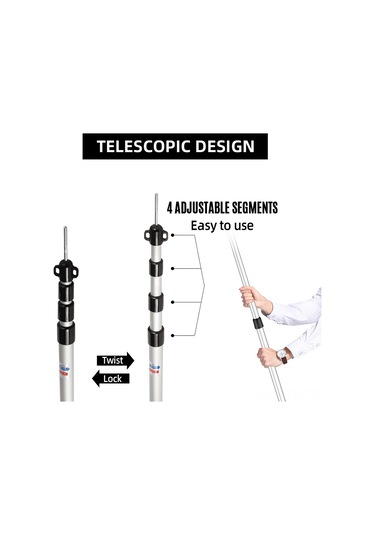 Tenfowee Alüminyum Alloy Gölge Çadır Çubuğu 4 Bölümlü 280cm Genişletilebilir 90cm İçinde Kapanır 600g Kırmızı Tekli Kırmızı Tenfowee Alüminyum Alloy Gölge Çadır Çubuğu 4 Bölümlü 280cm Genişletilebilir 90cm İçinde Kapanır 600g Kırmızı Tekli Kırmızı