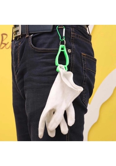 Patrik İş İçin Eldiven Klipleri Eldiven Tutucular Metal Kancalı Eldiven Kemer Klipsi Taşınabilir İş Eldivenleri Plastik Kancalı Kapmak Tutucu Klip Çok Renkli