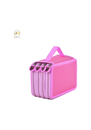 Yunboo Mor Ofis Kalem Kutusu - Oxford Kumaşı, 72 Delikli, Çok Katlı, Taşınabilir, Kaliteli Ve Pratik Tasarım