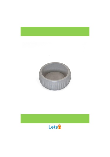 Organik Seramik Kedi Ve Köpek Mama Kabı Gri 250 Ml